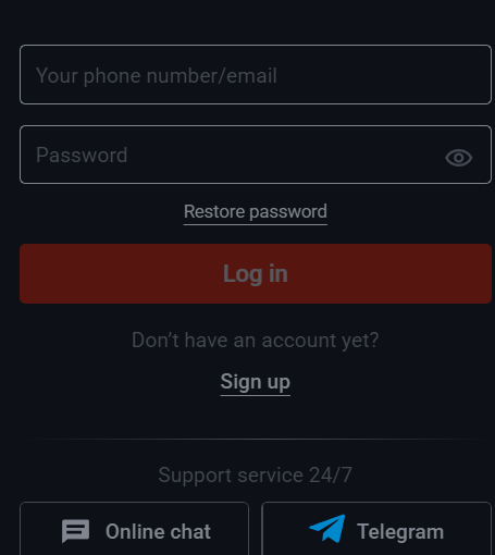 Pin-Up Kazinosuna Giriş
