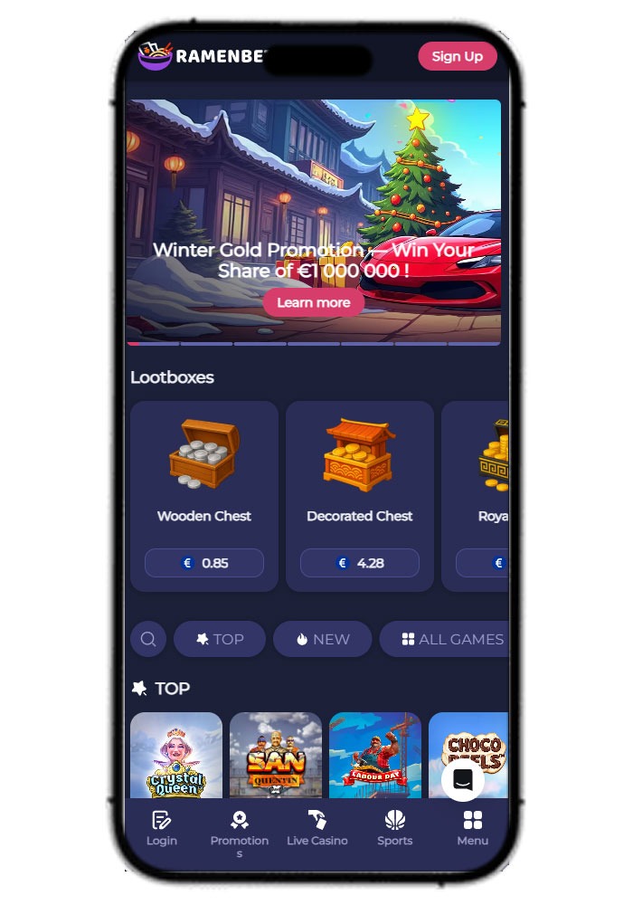 Ramenbet Kazino Mobile Shot