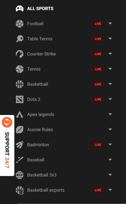 ggbet-sports-list
