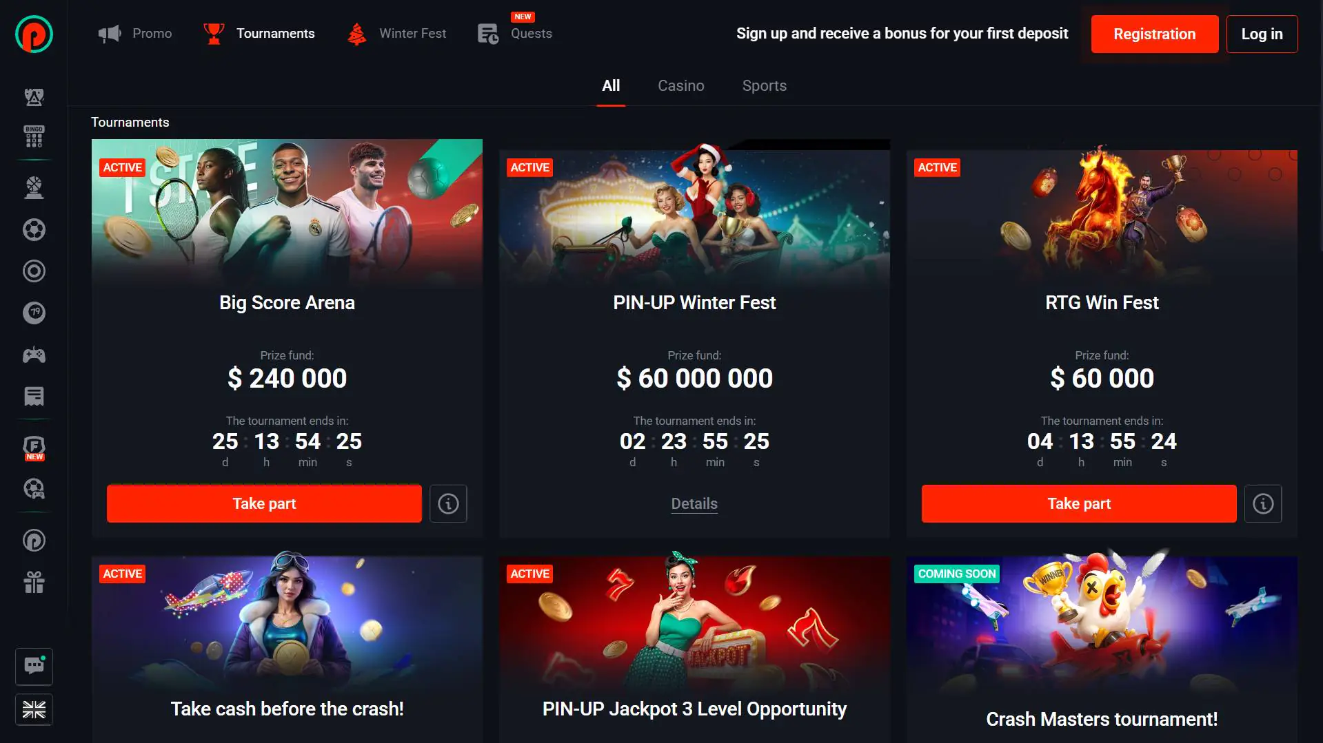 PinUp-Casino-Tournaments